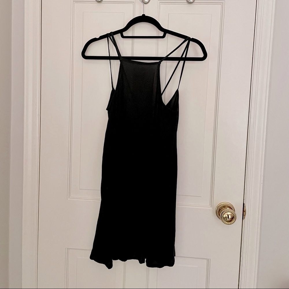 Urban Outfitters - Black strappy low back dress